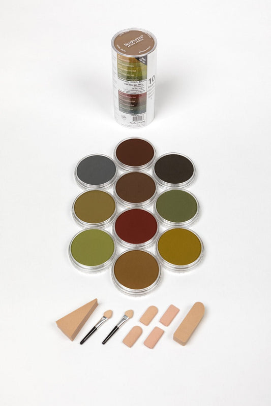 Pan Pastel Set 10 Extra Darks Warm - theartshop.com.au