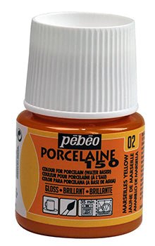 Pebeo Porcelaine 150 45ml 02 Marseilles Yellow - theartshop.com.au