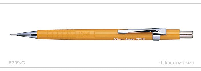 Pentel P209-G Drafting Pencil 0.9mm - theartshop.com.au