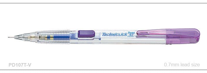 Pentel PD107T Techniclick 0.7mm Violet - theartshop.com.au