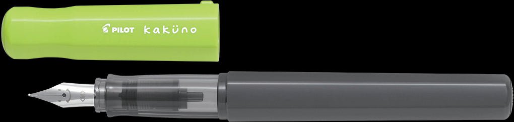 Pilot Kakuno Fountain Pen Medium Lime Green - theartshop.com.au