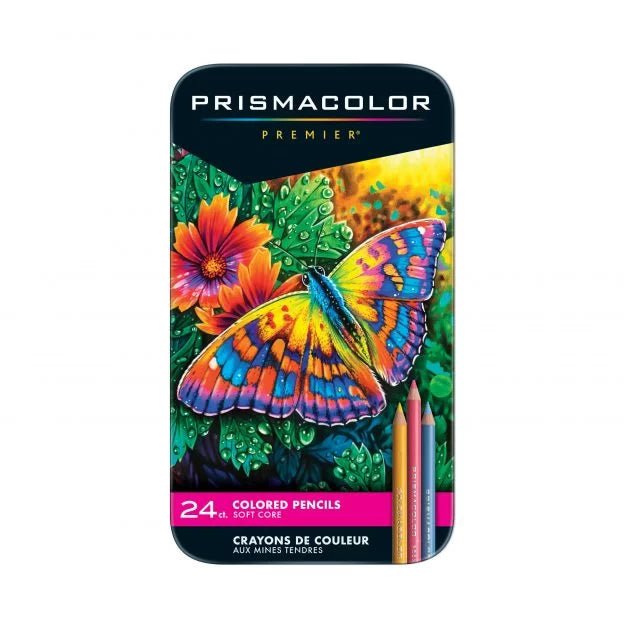 Prismacolor Premier Coloured Pencils Tin 24 - theartshop.com.au