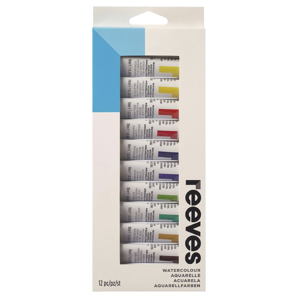 Reeves Watercolour Set 12 x 10ml - theartshop.com.au