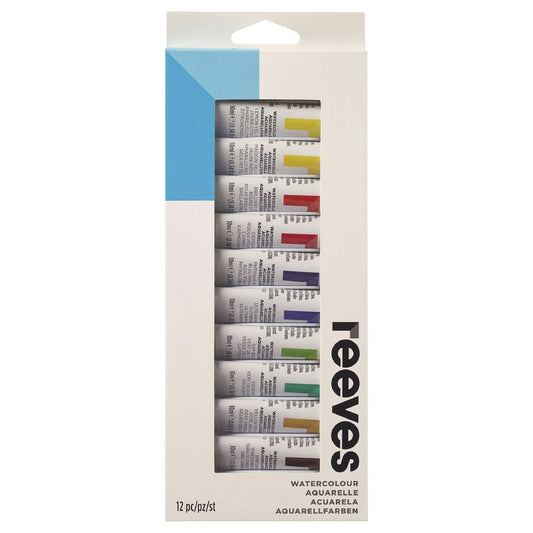 Reeves Watercolour Set 12 x 10ml - theartshop.com.au