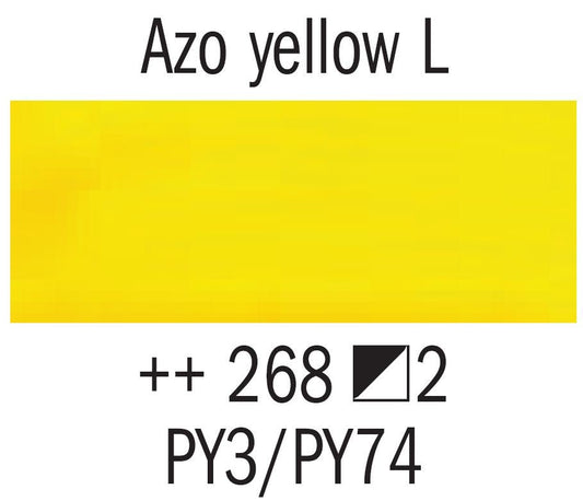 Rembrandt Acrylic 40ml 268 Azo Yellow Light - theartshop.com.au