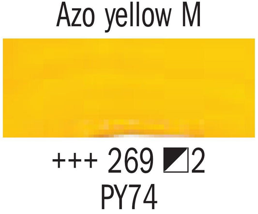 Rembrandt Acrylic 40ml 269 Azo Yellow Medium - theartshop.com.au