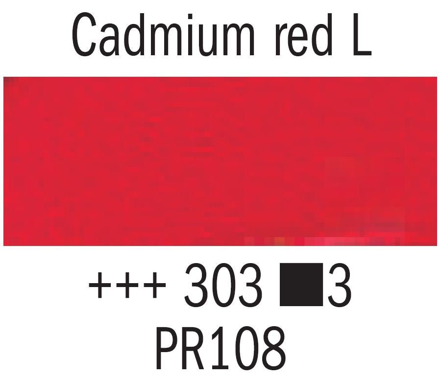 Artist Oil Colour Tube 40 ml Cadmium Red Light 303