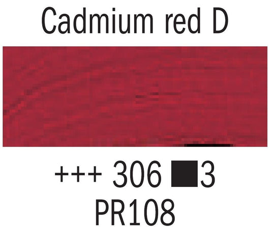 Rembrandt Acrylic 40ml 306 Cadmium Red Deep - theartshop.com.au
