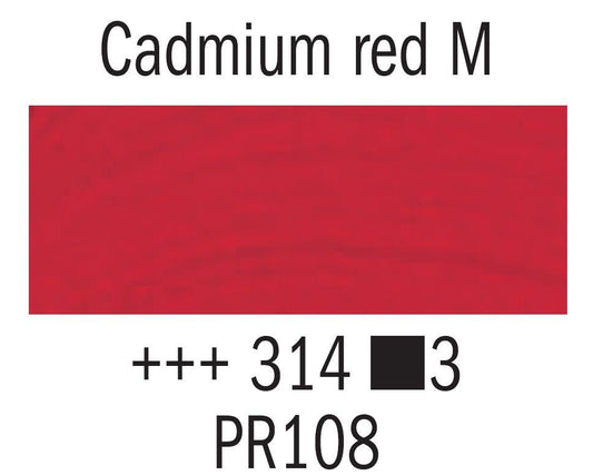 Rembrandt Acrylic 40ml 314 Cadmium Red Medium - theartshop.com.au