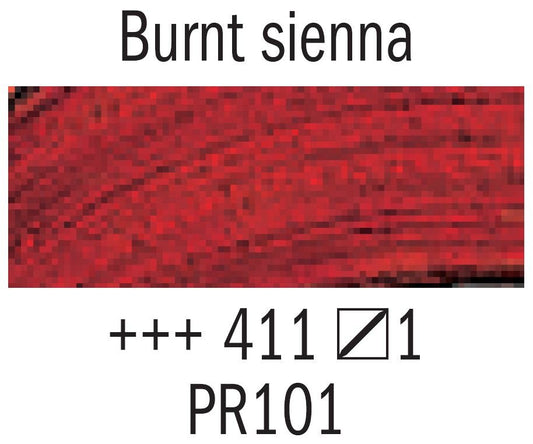 Rembrandt Acrylic 40ml 411 Burnt Sienna - theartshop.com.au