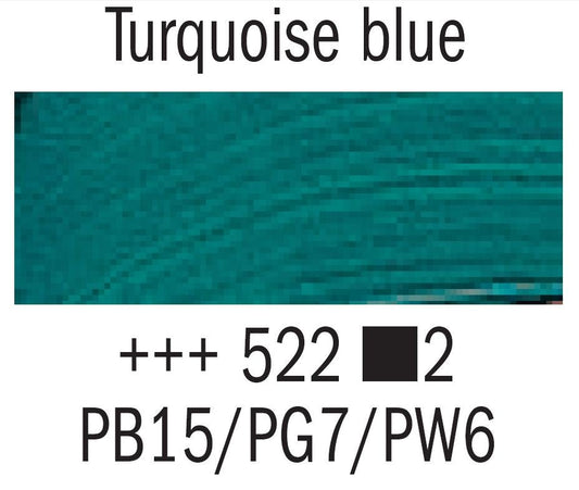 Rembrandt Acrylic 40ml 522 Turquoise Blue - theartshop.com.au