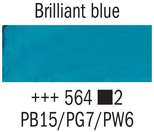 Rembrandt Acrylic 40ml 564 Brilliant Blue - theartshop.com.au
