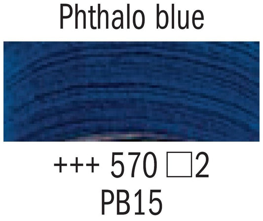 Rembrandt Acrylic 40ml 570 Phthalo Blue - theartshop.com.au