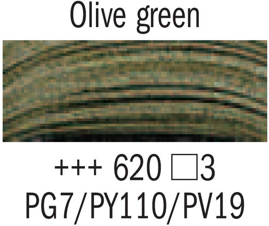 Rembrandt Acrylic 40ml 620 Olive Green - theartshop.com.au