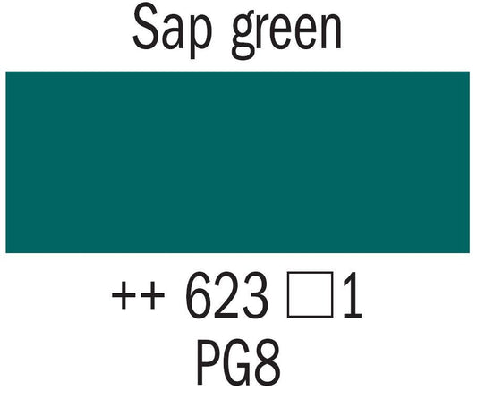 Rembrandt Acrylic 40ml 623 Sap Green - theartshop.com.au