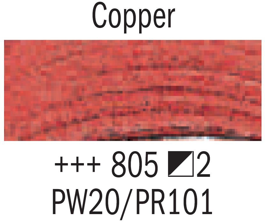 Rembrandt Acrylic 40ml 805 Copper - theartshop.com.au