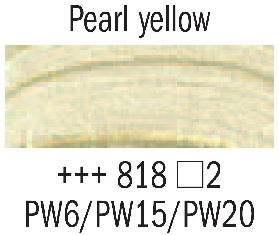 Rembrandt Acrylic 40ml 818 Pearl Yellow - theartshop.com.au