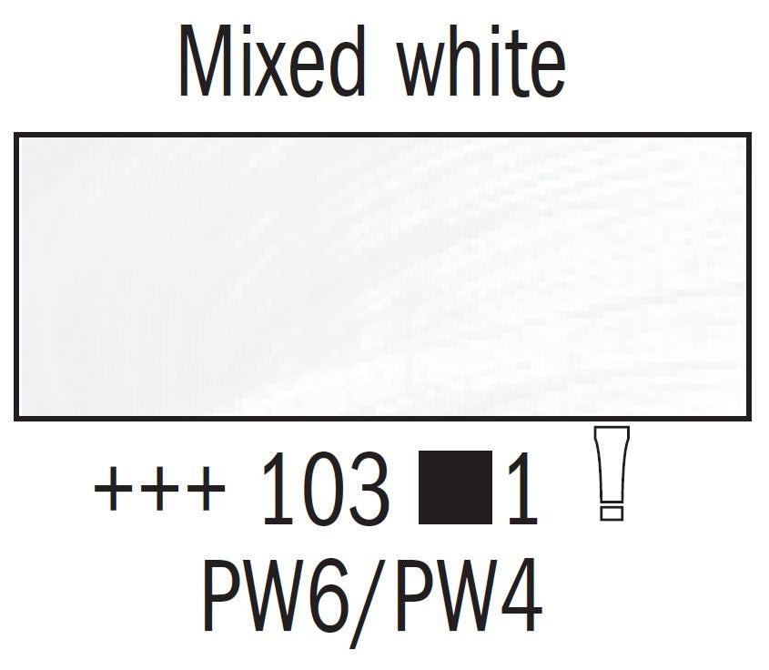 Rembrandt Oil 150ml Mixed White - theartshop.com.au