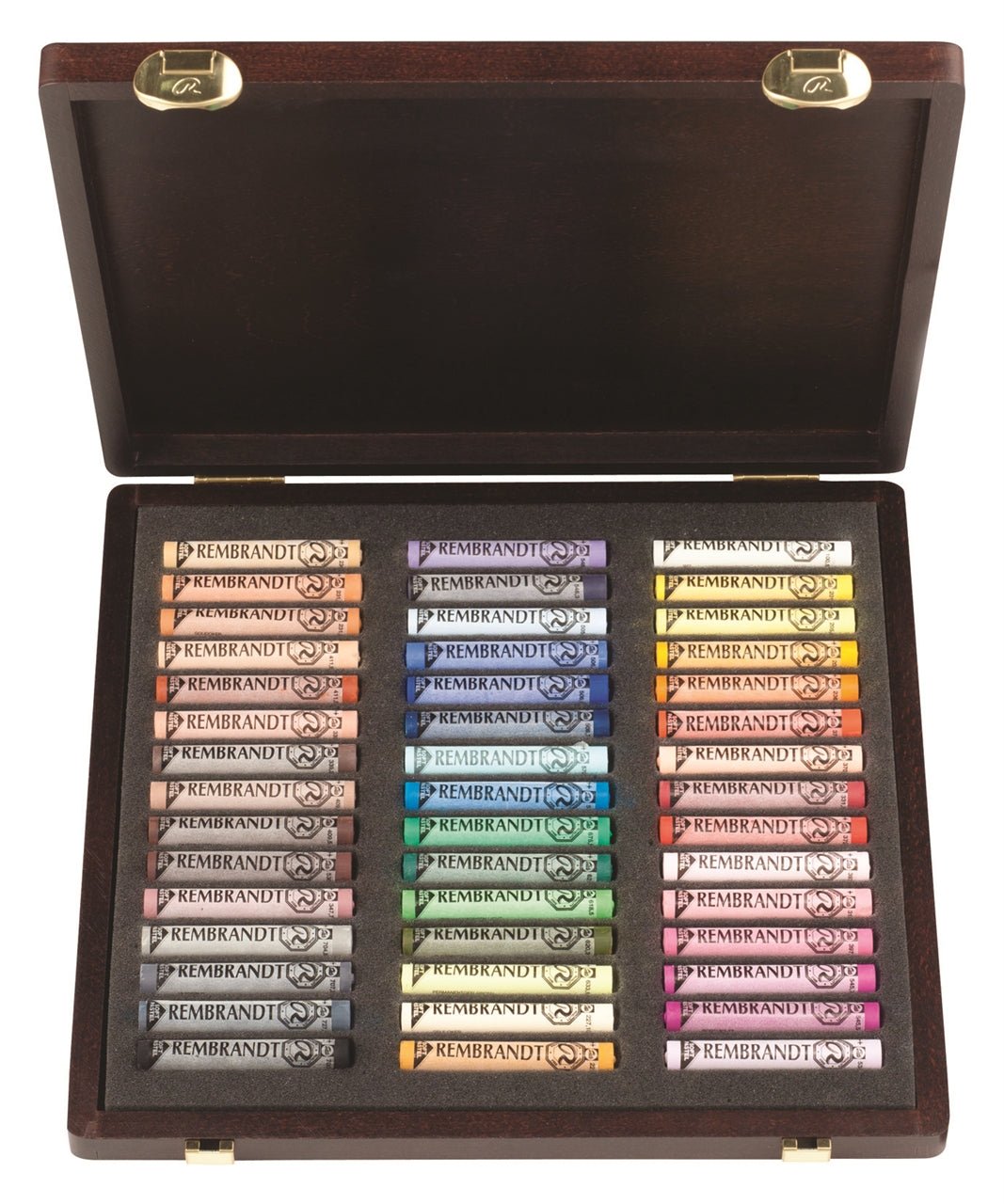 Rembrandt Soft Pastel Wooden Box Portrait Set 45 - theartshop.com.au