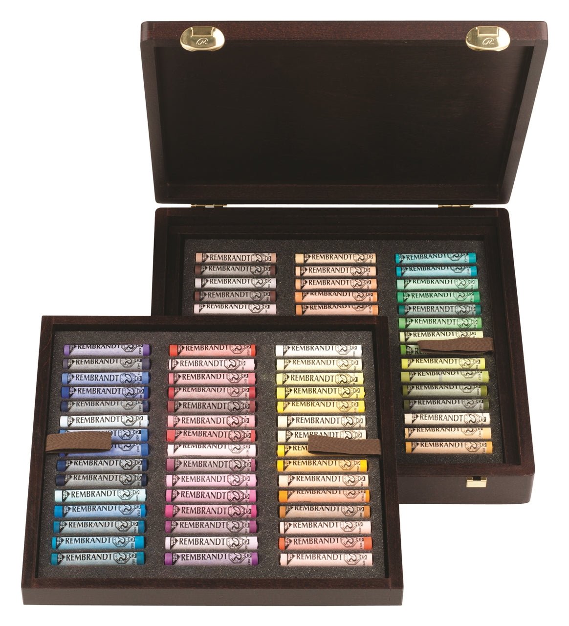 Rembrandt Soft Pastel Wooden Box Portrait Set 90 - theartshop.com.au