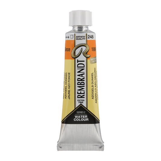 Rembrandt Watercolour 10ml 248 Azo Yellow Deep - theartshop.com.au