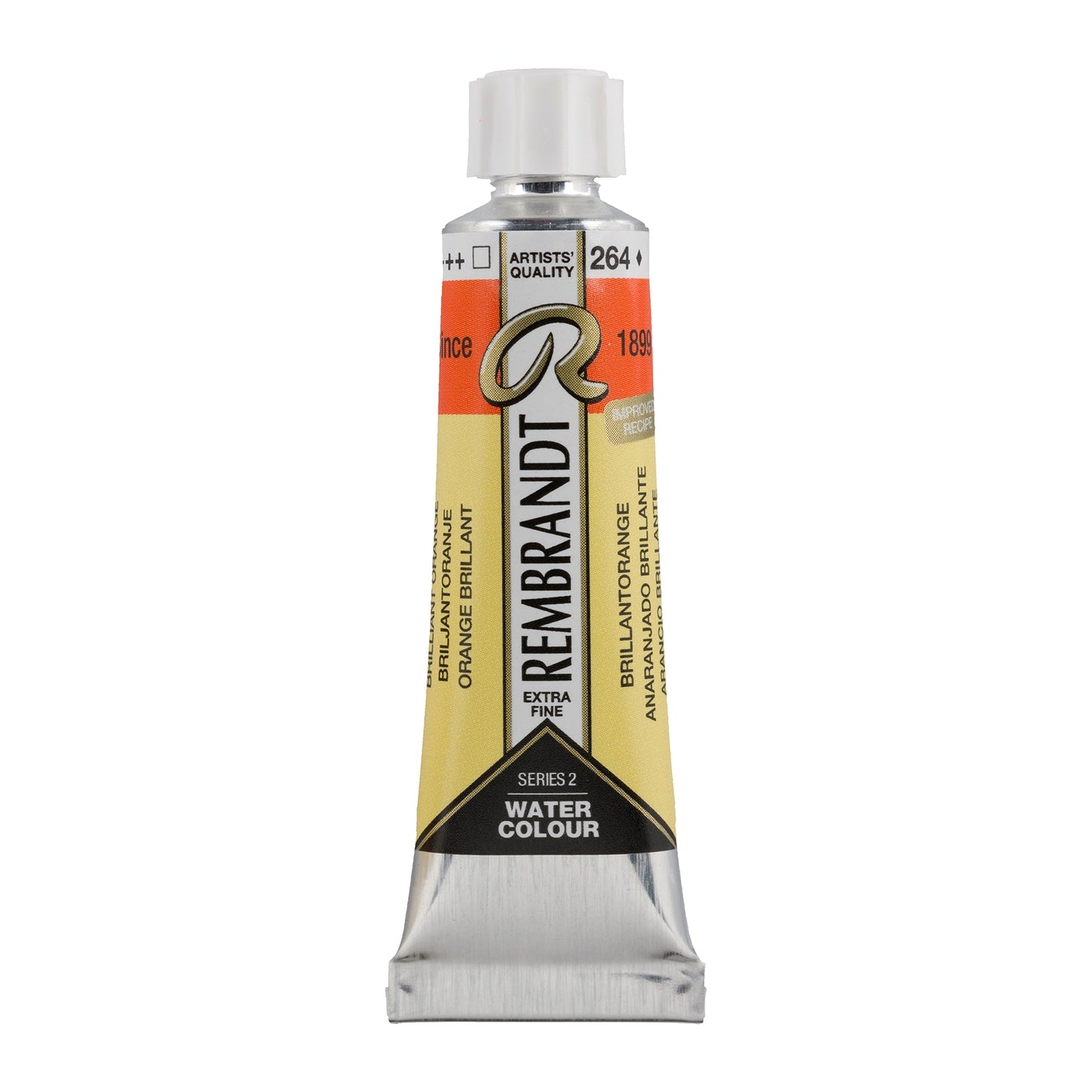 Rembrandt Watercolour 10ml 264 Brilliant Orange - theartshop.com.au