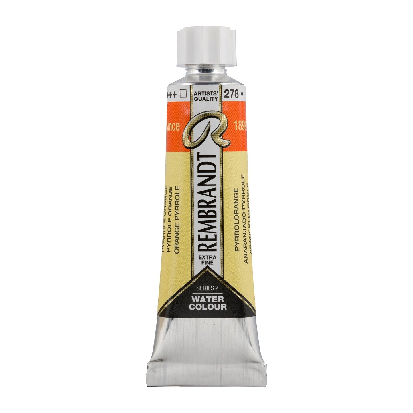 Rembrandt Watercolour 10ml 278 Pyrrole Orange - theartshop.com.au