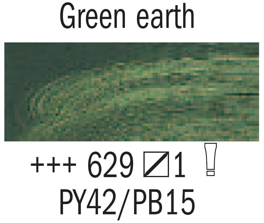 Rembrant Oil 150ml Green Earth - theartshop.com.au