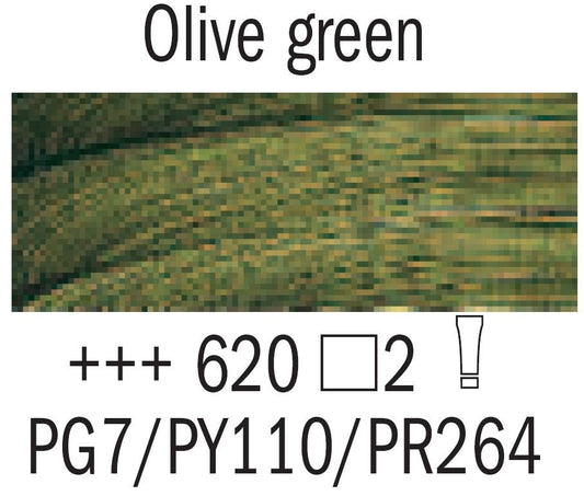 Rembrant Oil 150ml Olive Green - theartshop.com.au