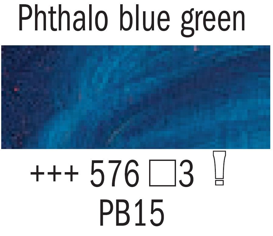 Rembrant Oil 150ml Phthalo Blue Green - theartshop.com.au