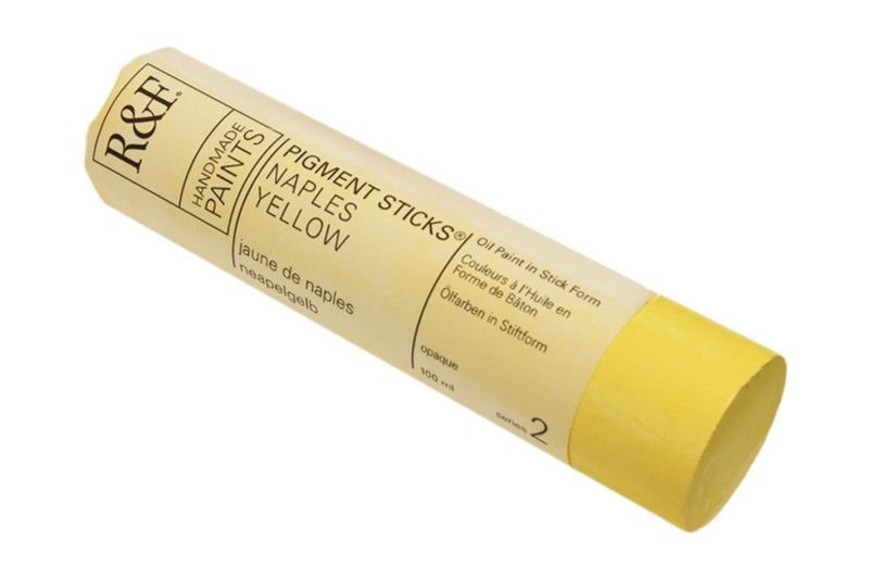 R&F Pigment Stick 100ml Naples Yellow - theartshop.com.au