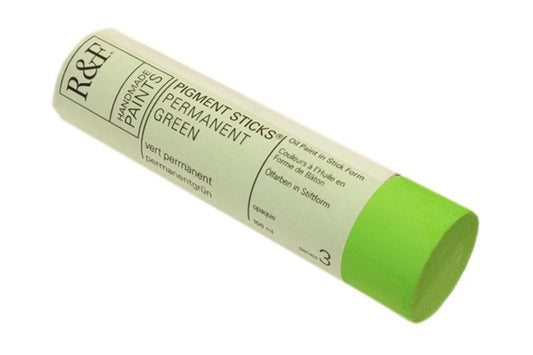 R&F Pigment Stick 100ml Permanent Green - theartshop.com.au