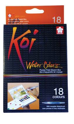 Sakura Koi Watercolour Field Box Set 18 - theartshop.com.au