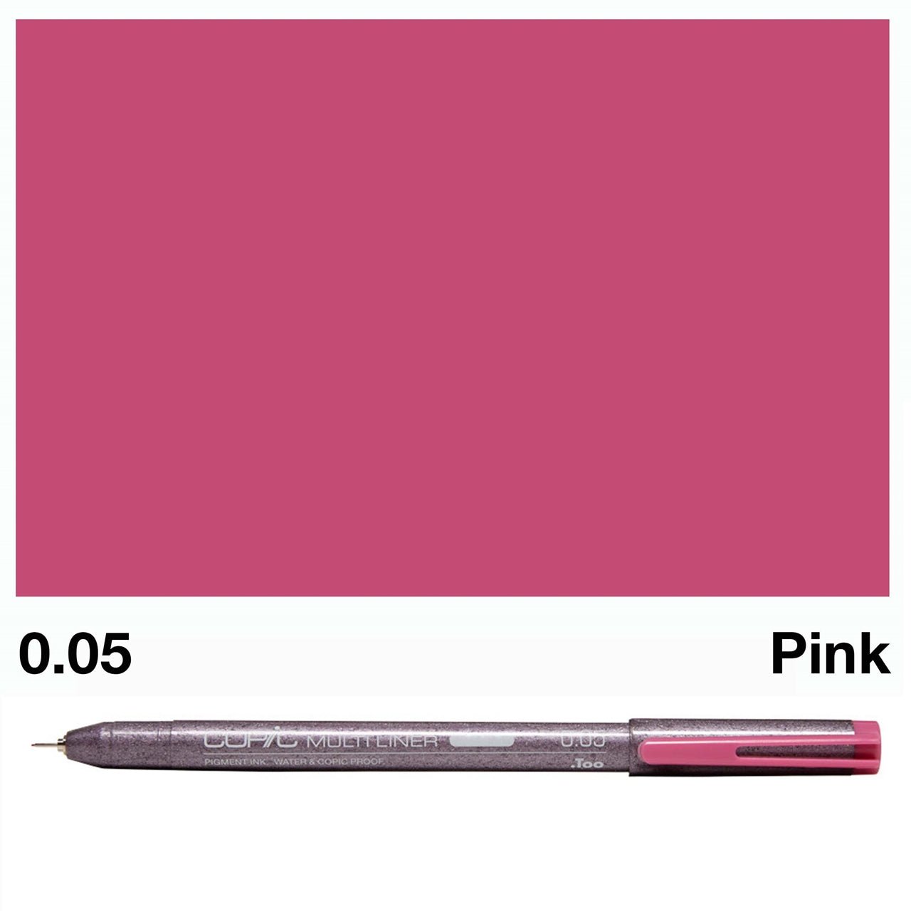 Sakura Pink Copic Multi Liners 0.05mm - theartshop.com.au