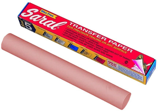 Saral Paper Roll 30.5cm x 3.66m - Red - theartshop.com.au