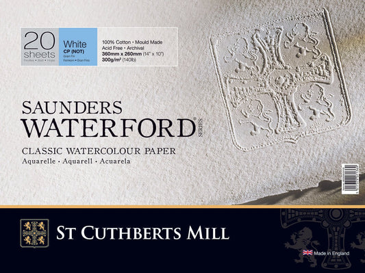 Saunders Block CP 300 gsm 36 x 26cm (14" x 10") (20SH) - theartshop.com.au