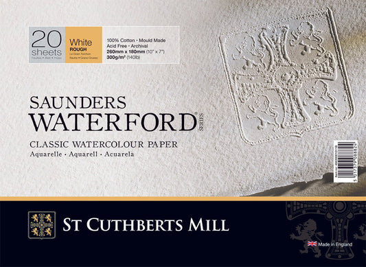 Saunders Block Rough 300 gsm 26 x 18cm (10" x 7") (20SH) - theartshop.com.au