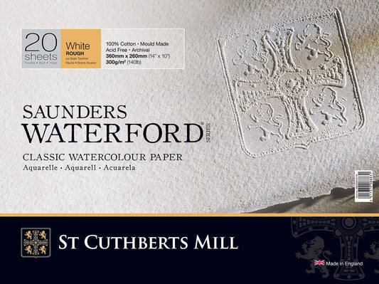 Saunders Block Rough 300 gsm 36 x 26cm (14" x 10") (20SH) - theartshop.com.au