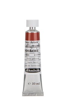 Schmincke Calligraphy Gouache 20ml 650 Burnt Sienna - theartshop.com.au