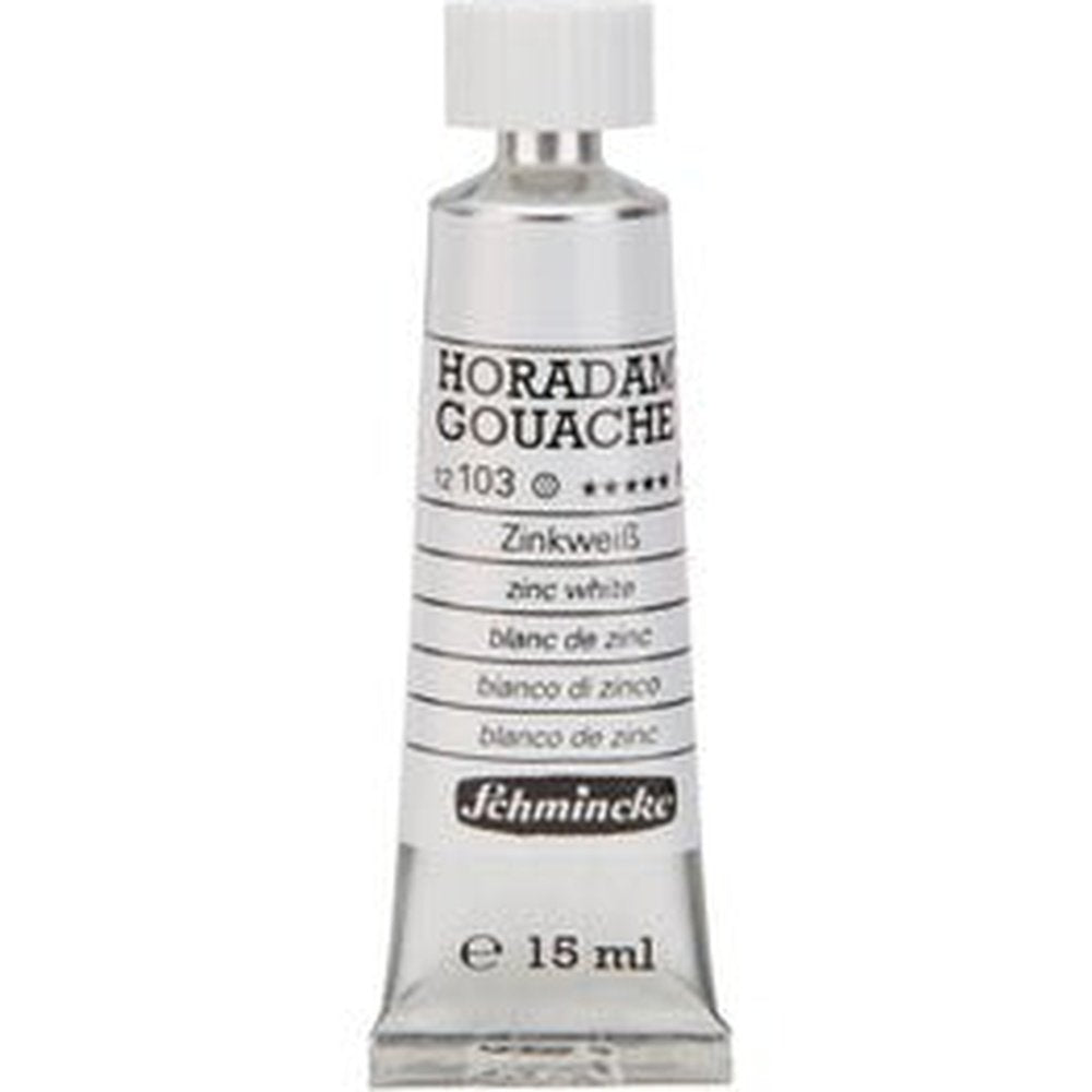 Schmincke Horadam Gouache 15ml 103 Zinc White - theartshop.com.au