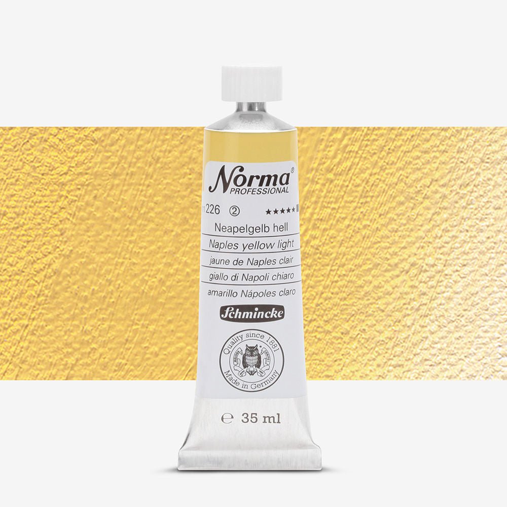 Schmincke Norma Oil 35ml 226 Naples Yellow Light - theartshop.com.au