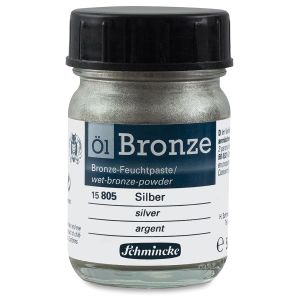 Schmincke Oil Bronze Pigment 50ml 805 Silver - theartshop.com.au
