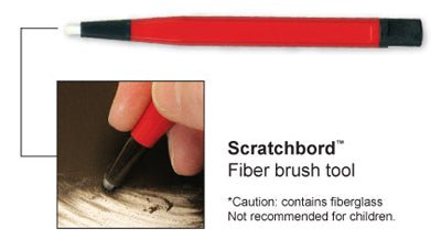 Scratchbord Fiber Brush - theartshop.com.au