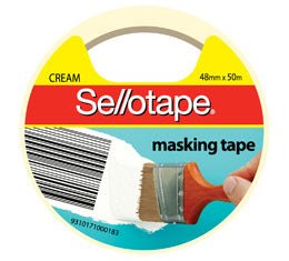 Sellotape Masking Tape 48mm x 50m - theartshop.com.au