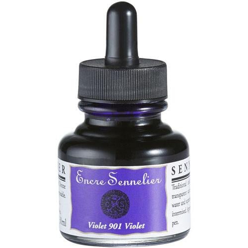 Sennelier Encre Drawing Ink 30ml 901 Violet - theartshop.com.au