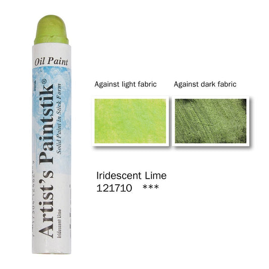 Shiva Artists Oil Paintstik 10 Iridescent Lime - theartshop.com.au