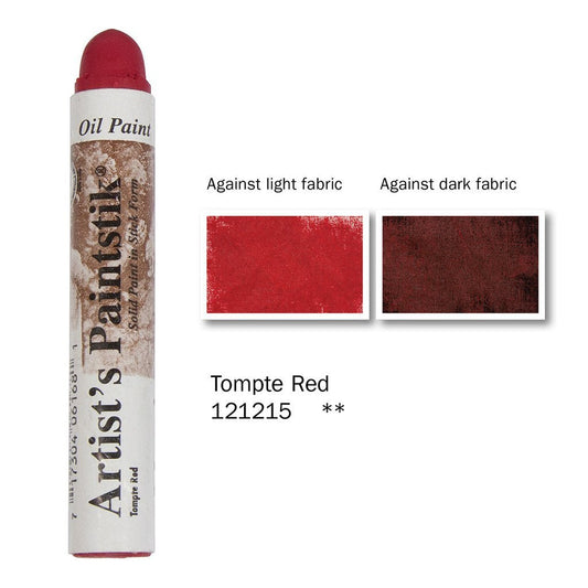 Shiva Artists Oil Paintstik 15 Tompte Red - theartshop.com.au