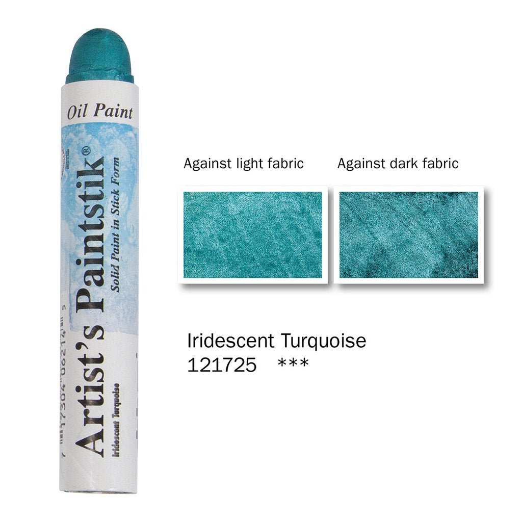 Shiva Artists Oil Paintstik 25 Iridescent Turquoise - theartshop.com.au