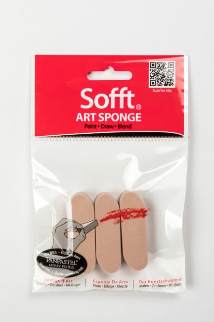 Sofft Art Sponge Bar Round Pkt 3 - theartshop.com.au
