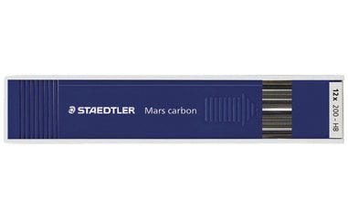 Staedtler Mars Carbon Graphite 2mm Leads Tray 12 - theartshop.com.au